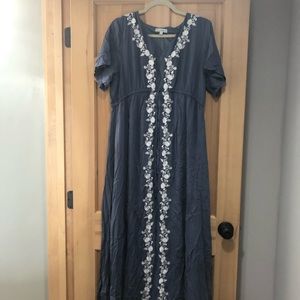 Light blue maxi dress